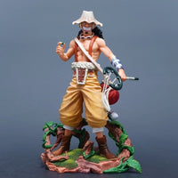One Piece Usopp New World Statue with Kabuto Slingshot Forest Base