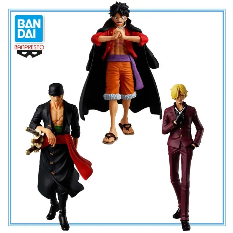 Banpresto One Piece Shukko Special Edition Collectible Luffy, Zoro & Sanji Anime