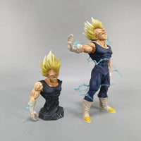 Dragon Ball Z – Majin Vegeta Lightning Surge Full Figure & Bust GK Statue Set