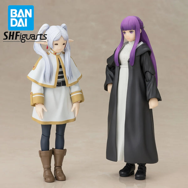 BANDAI S.H.Figuarts Frieren Beyond Journey’s End Frieren Fern PVC Figure Official Box