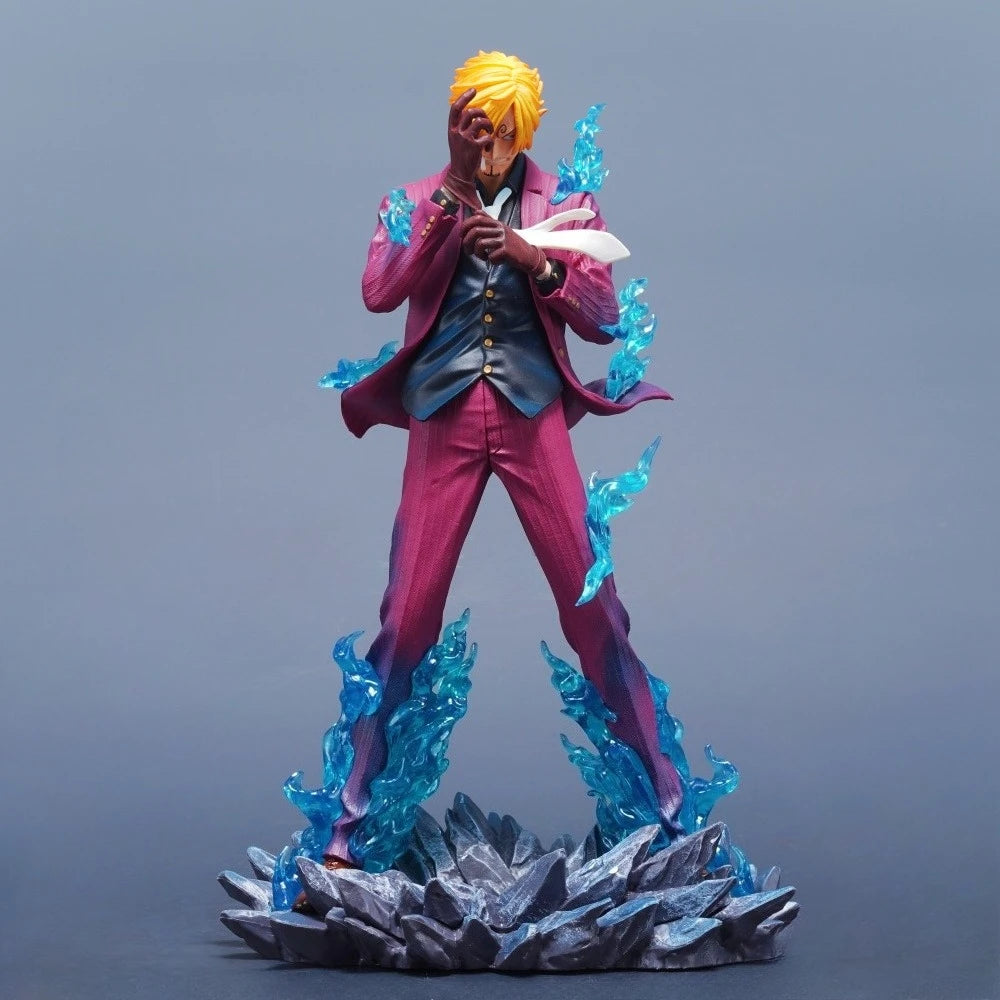 One Piece – Sanji Ifrit Jambe Blue Flame Suit Ver. Large Scale GK Statue