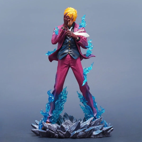 One Piece – Sanji Ifrit Jambe Blue Flame Suit Ver. Large Scale GK Statue
