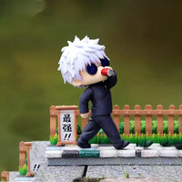 Jujutsu Kaisen Gojo Satoru & Geto Suguru GK Mini Chibi Statue – Youth Cool Walk Ver - FENCE NOT INCLUDED