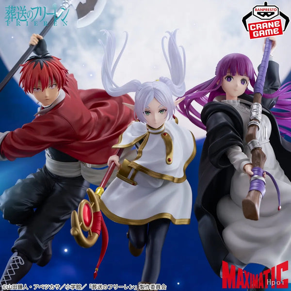 Banpresto Frieren: Beyond Journey's End – Frieren, Fern & Stark Maximatic Attack Charge Ver. Figure Collection