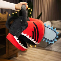 Chainsaw Man – Denji Chainsaw Devil Head Plush Headgear Cosplay Mask Pillow
