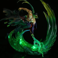 One Piece Roronoa Zoro New World Sword Haki Attack Luminous Statue