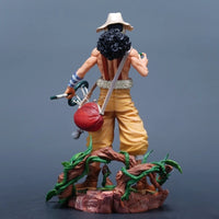 One Piece Usopp New World Statue with Kabuto Slingshot Forest Base