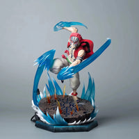 Demon Slayer – Akaza Third Form Wind Compass Luminous GK Handmade Battle Statue