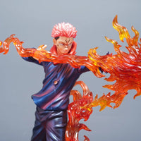 Ryomen Sukuna Fire Arrow Attack Figure – Jujutsu Kaisen Statue Itadori Body Ver