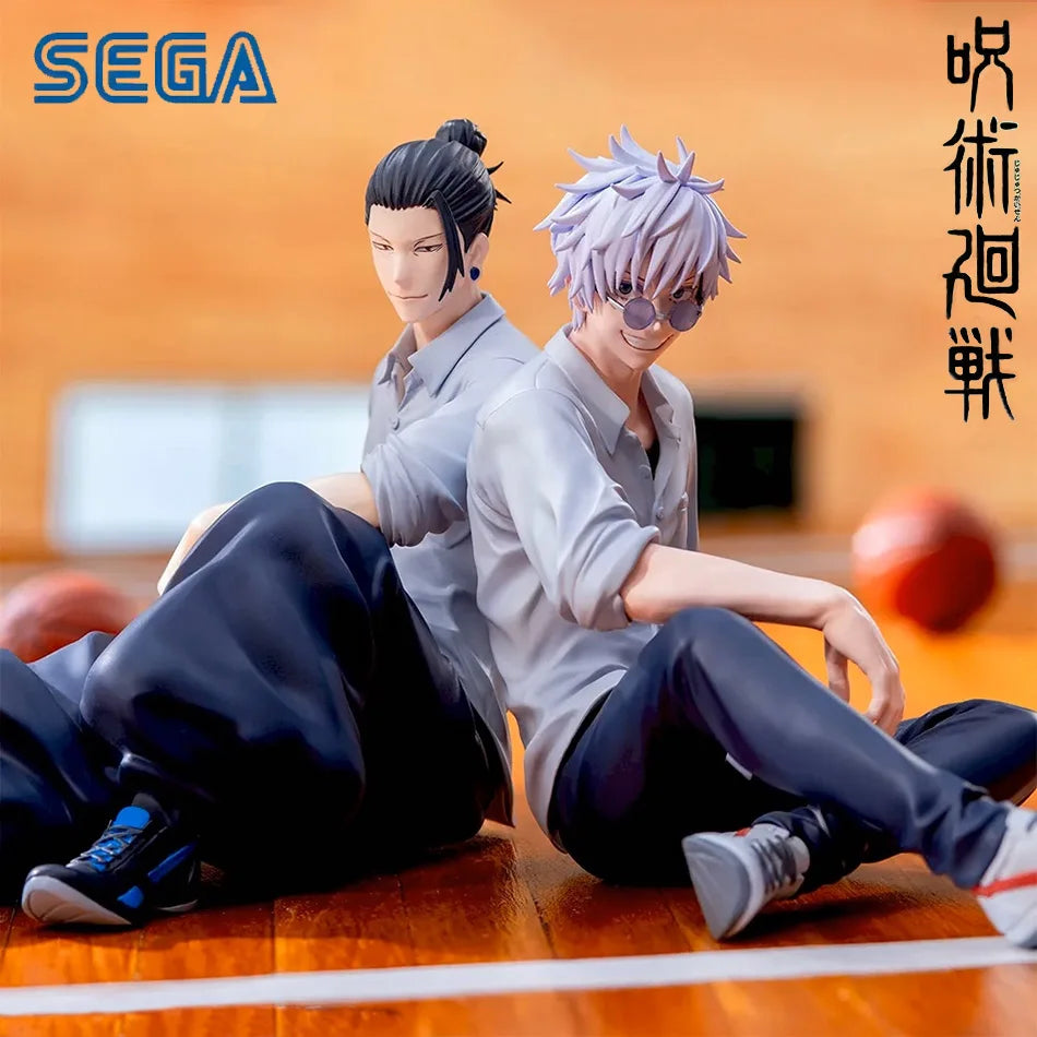 Jujutsu Kaisen – Young Gojo Satoru & Geto Suguru Yumemirize School Days Basketball Court Sitting Ver. Figure