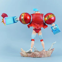 One Piece Franky New World - Attack Laser Stance Statue with Interchangeable Face