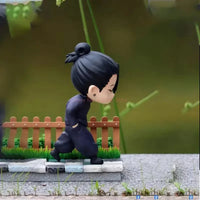 Jujutsu Kaisen Gojo Satoru & Geto Suguru GK Mini Chibi Statue – Youth Cool Walk Ver - FENCE NOT INCLUDED