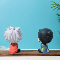 Jujutsu Kaisen – Young Gojo & Geto School Days Beach Outfit Look Up Chibi Figure Set