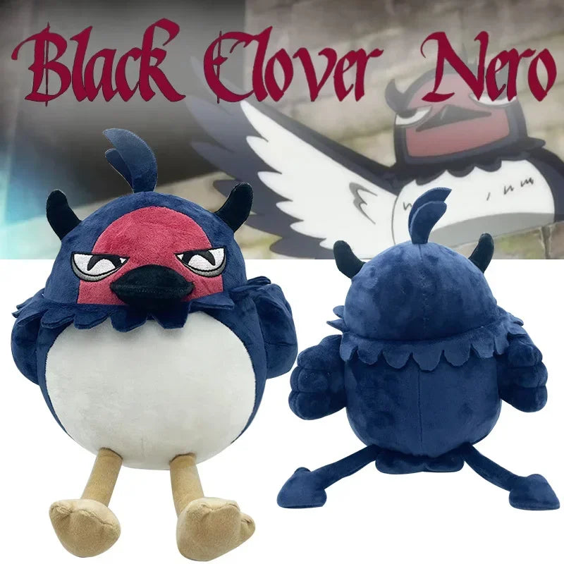 Black Clover Nero (Secre Swallowtail) Crow Plush Toy Plush Doll Throw Pillow