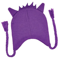 Pokémon Gengar Face 3D Laplander Beanie Skull Cap | Official Bioworld Winter Hat
