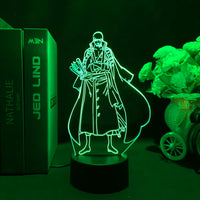 One Piece Wanted Cards LED Acrylic Stand Night Light | Anime 3D Lamp with Remote Control