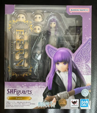 BANDAI S.H.Figuarts Frieren Beyond Journey’s End Frieren Fern PVC Figure Official Box
