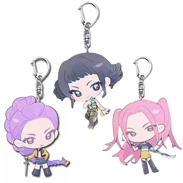 Kpop Demon Hunters Rumi Mira Zoey Keychain