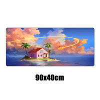 Goku Anime Mouse Pad XL – Extended Gaming Desk Mat for Keyboard & Mouse | Rubber Non-Slip Anime Mousepad for Gamers and Otaku Fans