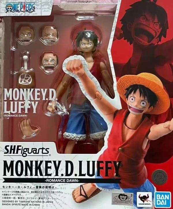 One Piece S.H.Figuarts Luffy, Ace, and Sabo Figures | Bandai Action Figure