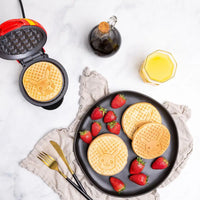 Pokémon ‘Pikachu’ Red & Yellow Mini American Waffle Maker - Official Anime Kitchen Appliance