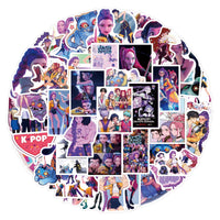 55Pcs Anime Kpop Demon Hunters Sticker Pack – Waterproof Vinyl Decals