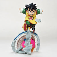 Dragon Ball Z Angry Kid Gohan Saiyan Pod Arrival About to Attack Statue