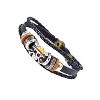 One Piece Monkey D. Luffy PU Bracelet | Straw Hat Pirate Jewelry