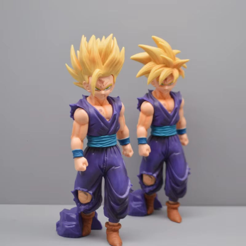 Dragon Ball Z Teen Gohan Super Saiyan Figure - Purple Cell Games Outfit & Classic Orange Gi