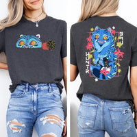 Kpop Demon Hunters Tiger and Bird T-Shirt | Hunters Tiger Fan Animal Shirt