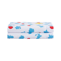 Pokemon 4 Piece Bedding Set Twin Size Polyester Comforter Sheets Pillowcase