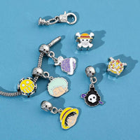 One Piece Beaded Charm Bracelet | Straw Hat Pirates Chain Jewelry for Women