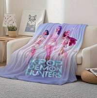 Kpop Demon Hunters Plush Blanket | Soft and Cozy Throw
