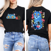 Kpop Demon Hunters Tiger and Bird T-Shirt | Hunters Tiger Fan Animal Shirt