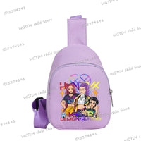 Kpop Demon Hunters Children’s Chest Bag –  Lightweight Printed Shoulder / Crossbody Bag