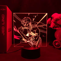 One Piece Wanted Cards LED Acrylic Stand Night Light | Anime 3D Lamp with Remote Control