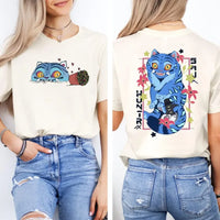 Kpop Demon Hunters Tiger and Bird T-Shirt | Hunters Tiger Fan Animal Shirt